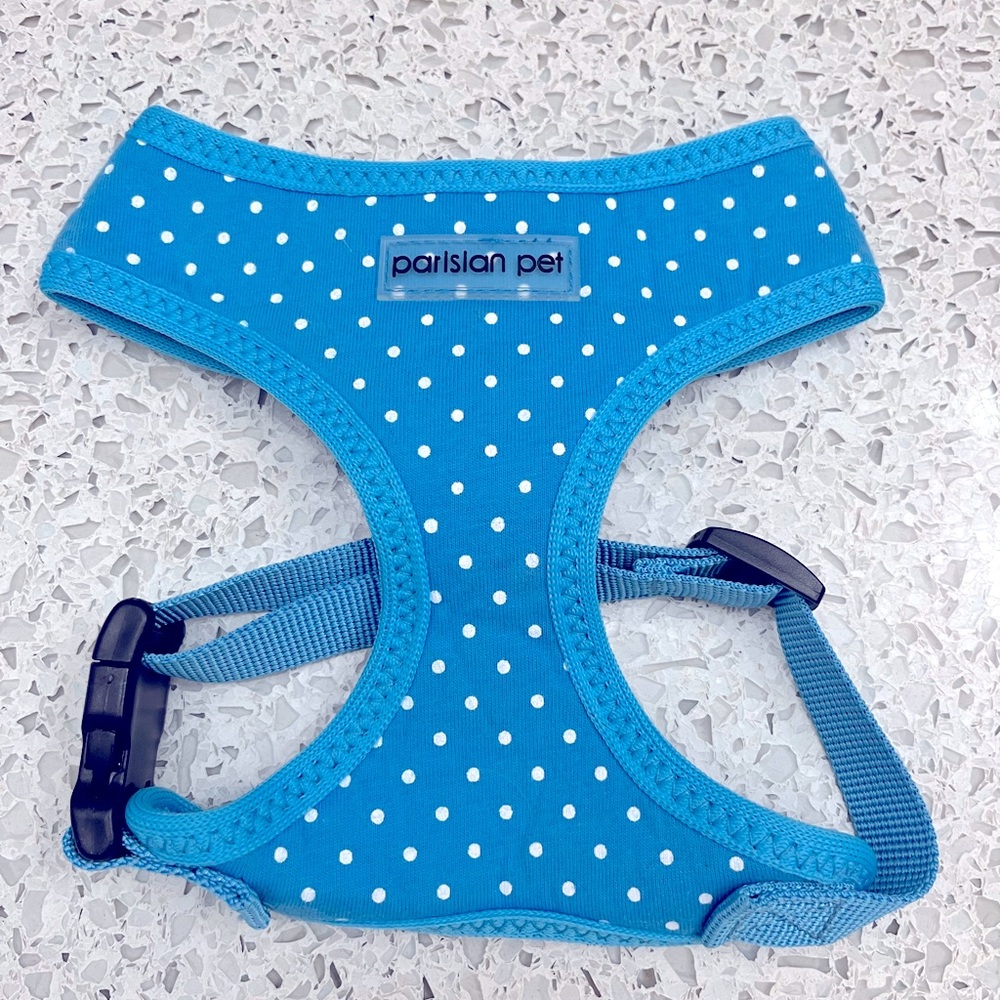 Parisian Pet Dog Harness - Soft Padded Lilac Dog Vest Harness M Like New